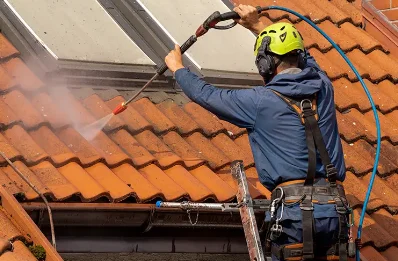Démoussage et hydrofuge de toiture à Gasques